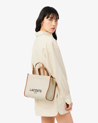 Bolso tote peque&ntilde;o de lona Heritage