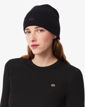 Camiseta de canalé de algodón de corte ajustado