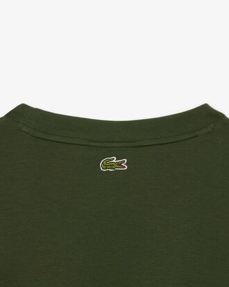 Camiseta de punto jersey con insignia Lacoste Paris
