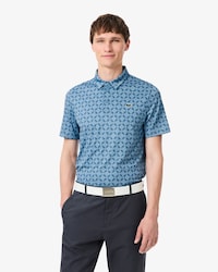 Polo de golf de corte regular con estampado