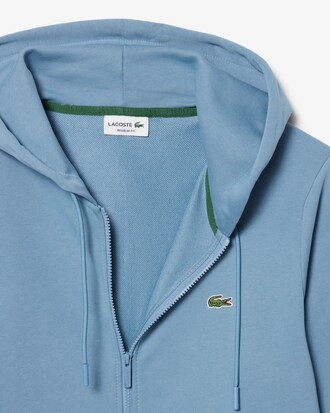 Sudadera de felpa con cremallera de corte cl&aacute;sico