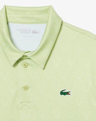 Polo de golf de corte regular con estampado