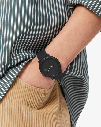Reloj de hombre Lacoste.12.12 con correa de silicona negra