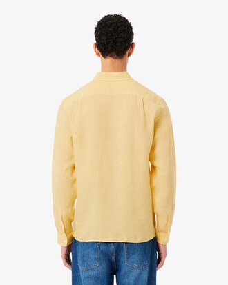 Camisa de lino de corte regular