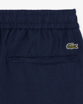 Pantal&oacute;n chino de lino de corte regular