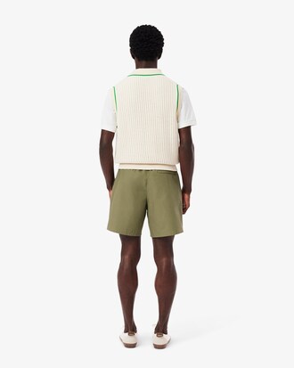 Pantalón corto de corte holgado de popelín