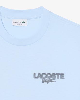 Camiseta de punto jersey con estampado de tenis