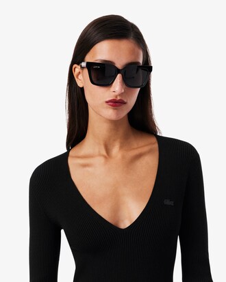 Vestido largo de canalé sin costuras