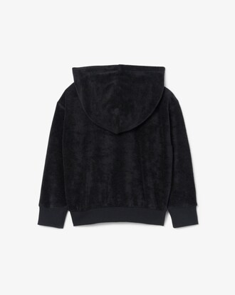 Sudadera con capucha de terciopelo