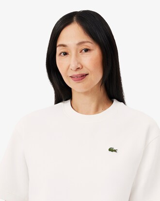 Camiseta oversize de piqué de doble cara