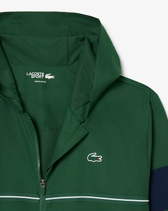 Chaqueta de ch&aacute;ndal deportiva con bloques de color