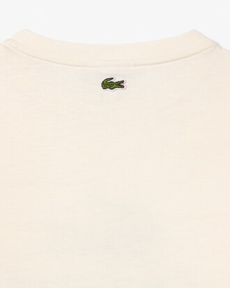 Camiseta de algodón con estampado de cocodrilo