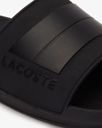 Men's Tricolor Rubber Slides