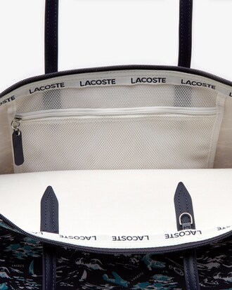 Bolso tote gran L.12.12 Concept estampado hawaiano