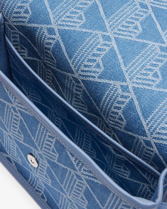 Bolso con solapa de jacquard Heritage
