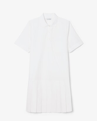 Vestido polo de manga corta de popel&iacute;n