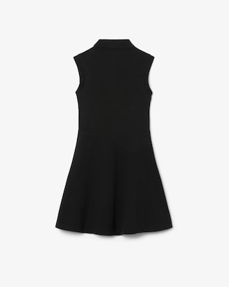 Vestido sin mangas de piqu&eacute; el&aacute;stico