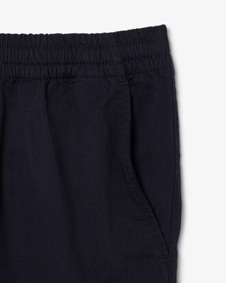 Pantalón chino de tela de gabardina de algodón de corte regular