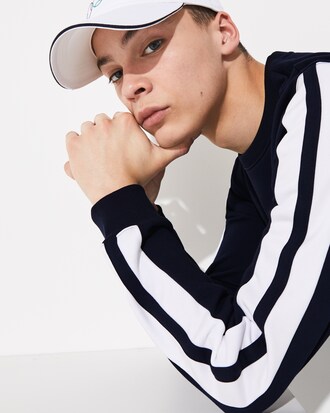 Sudadera de hombre Lacoste SPORT en felpa con inscripción French Open