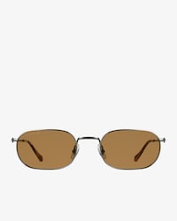 Gafas ovaladas de metal Icons