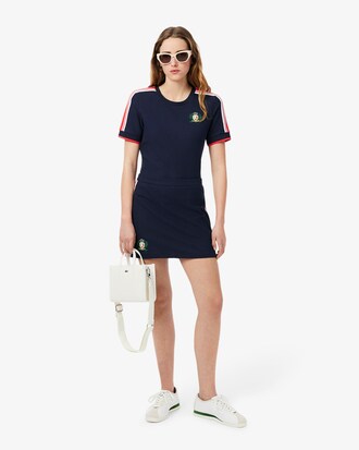 Camiseta de piqué texturizado de fabricación francesa