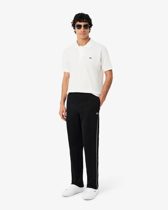 Pantal&oacute;n de ch&aacute;ndal de piqu&eacute; con ribete en contraste