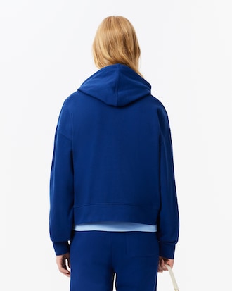 Sudadera con capucha de felpa con logotipo