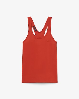 Camiseta de tirantes de piqu&eacute; de seda Runway