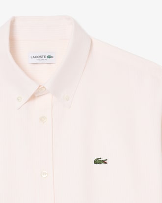 Camisa Oxford de corte regular de rayas