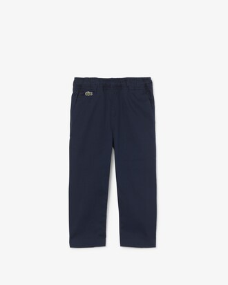 Pantal&oacute;n de tela de gabardina de algod&oacute;n el&aacute;stico