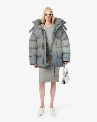 Bolso pequeño de piel con efecto espejo Runway Lenglen