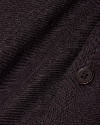 Camisa de corte holgado de lino