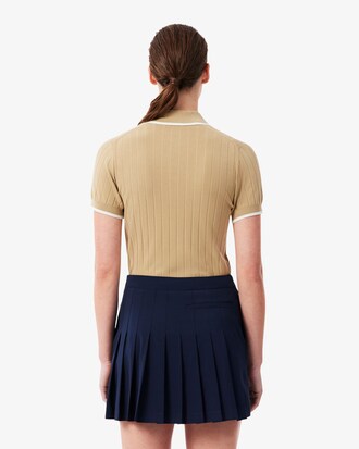 Jersey de golf de manga corta con cuello polo