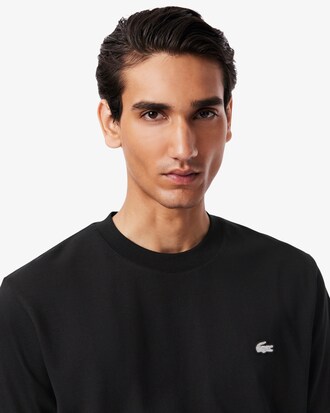 Camiseta de algodón con cocodrilo de diamanté