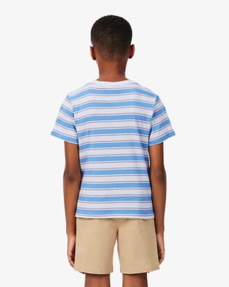 Camiseta de algod&oacute;n de rayas