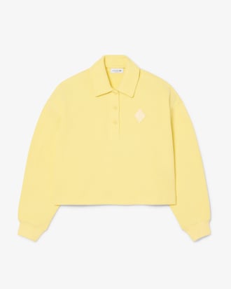 Sudadera tipo polo de canal&eacute; oversized