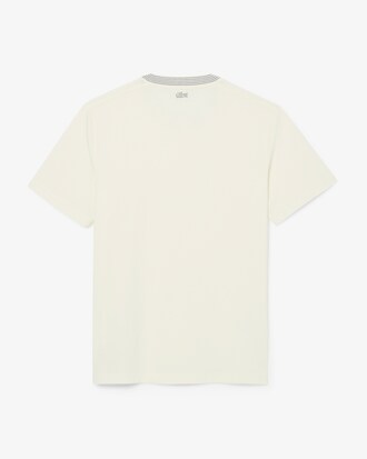 Camiseta bordada de punto jersey de algodón