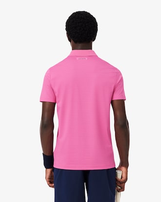 Polo de tenis de jacquard el&aacute;stico Ultra-Dry