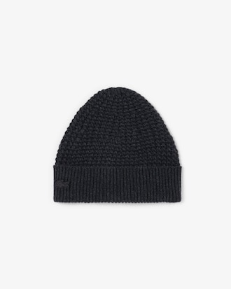 Gorro unisex texturizado en mezcla de lana