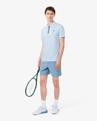 Polo de tenis con cocodrilo de jacquard Ultra Dry