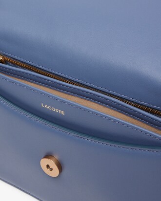 Bolso con solapa de piel Tennis Bliss