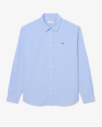 Camisa de pinpoint de rayas de corte regular