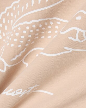 Camiseta de loungewear de algod&oacute;n estampado