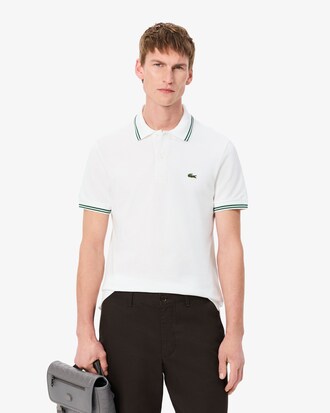 Polo de corte regular L.12.12 con ribetes decorativos