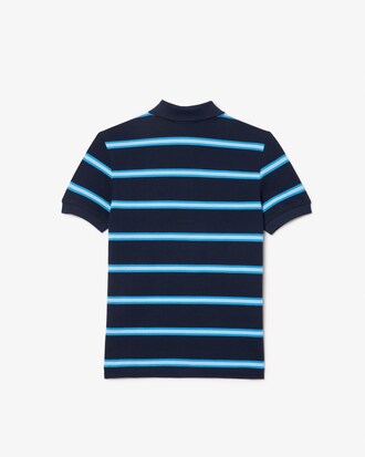 Polo de petit piqué de rayas