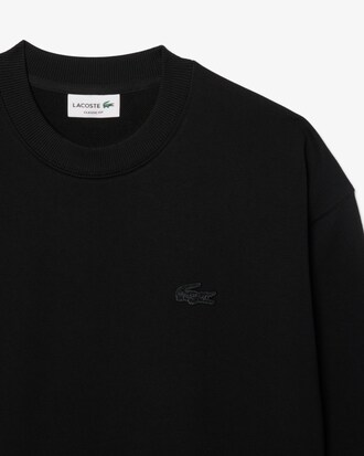 Sudadera de cuello redondo de felpa