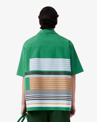 Camisa de rayas de corte holgado Runway