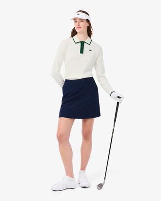 Jersey de golf el&aacute;stico con cuello polo