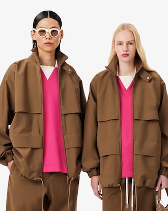 Chaqueta de chándal de mezcla de lana Runway