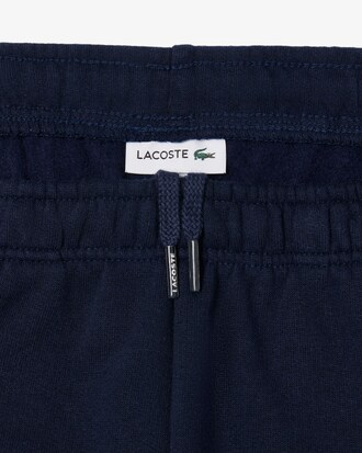 Pantalón corto de felpa con bloques de color